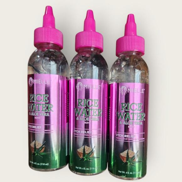 Mielle Rice Water and Aloe serum Itch Relief 4 fl oz (6 pack) Hair Care Sealed - Picture 3 of 6